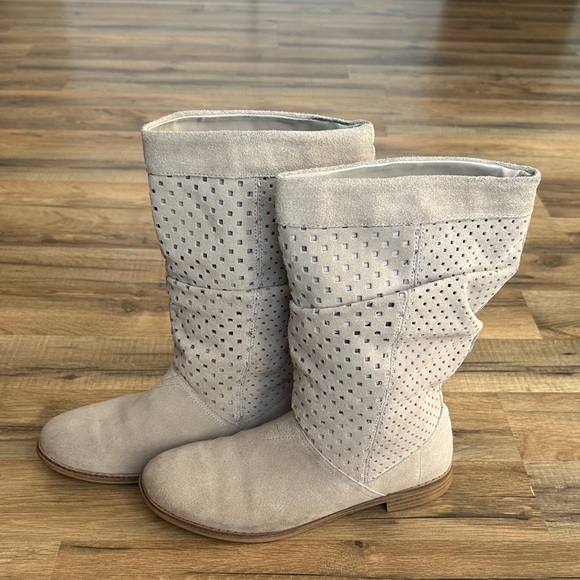 Toms Women’s Tan Slouch Mid Calf Boots Size 8.5 - Picture 11 of 11